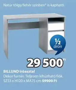JYSK BILLUND ÍRÓASZTAL ajánlat