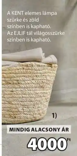 JYSK EJLIF tál ajánlat