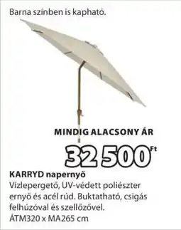 JYSK KARRYD napernyő ajánlat