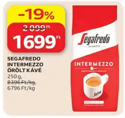 Auchan SEGAFREDO INTERMEZZO ŐRÖLT KÁVÉ ajánlat