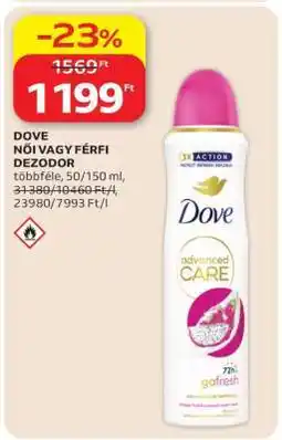 Auchan DOVE NŐI VAGY FÉRFI DEZODOR ajánlat