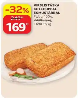 Auchan VIRSLIS TÁSKA KETCHUPPAL ÉS MUSTÁRRAL ajánlat