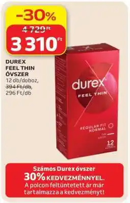 Auchan DUREX FEEL THIN ÓVSZER ajánlat