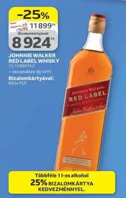 Auchan JOHNNIE WALKER Red Label Whisky ajánlat