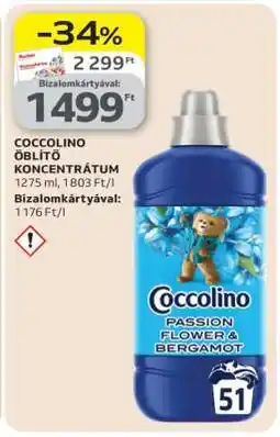 Auchan Coccolino Öblítő Koncentrátum ajánlat