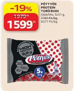 Auchan Pöttyös Protein Túró Rudi ajánlat