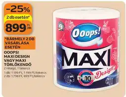 Auchan OOOPS! MAXI DESIGN VAGY MAXI TÖRLŐKENDŐ ajánlat