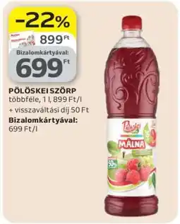 Auchan PÖLÖSKEI﻿﻿ Szörp ajánlat