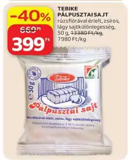 Auchan TEBIKE PÁLPUSZTAI SAJT ajánlat