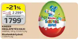 Auchan KINDER Meglepetés Maxi ajánlat
