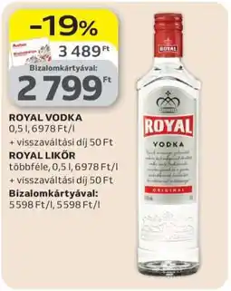 Auchan ROYAL Vodka ajánlat