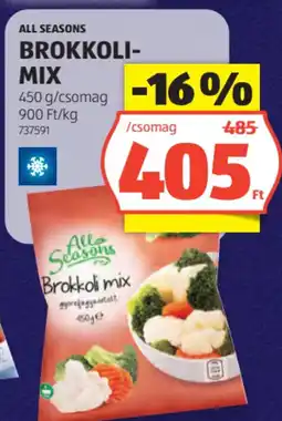ALDI All Seasons Brokkoli- mix ajánlat