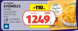 ALDI All Seasons gyümölcs ajánlat