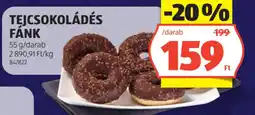 ALDI Tejcsokoládés fánk ajánlat