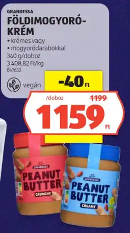 ALDI Grandessa Földimogyoró- krém ajánlat