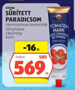 ALDI Cucina Sűrített paradicsom ajánlat