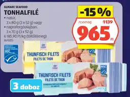 ALDI Almare Seafood Tonhalfilé ajánlat