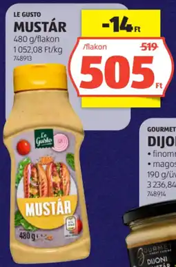 ALDI Le Gusto Mustár ajánlat
