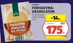 ALDI Le Gusto Fokhagyma granulátum ajánlat