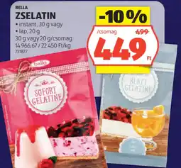 ALDI Bella Zselatin ajánlat