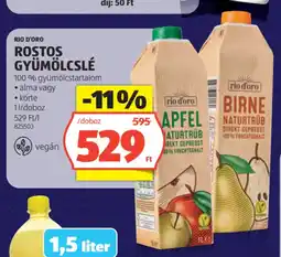 ALDI Rio d'Oro Rostos gyümölcslé ajánlat
