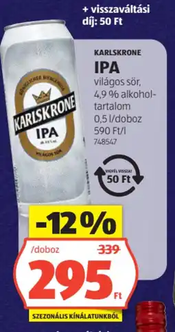 ALDI Karlskrone IPA ajánlat