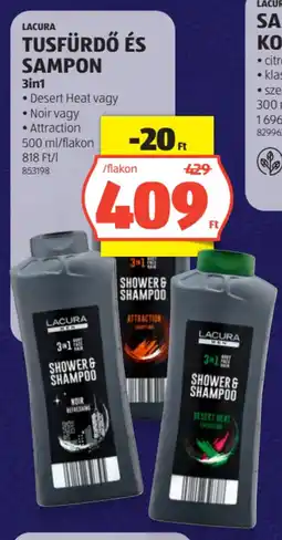 ALDI Lacura Tusfürdő és sampon ajánlat