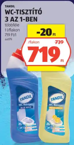 ALDI Tandil WC-tisztító 3 az 1-ben ajánlat