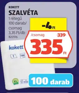 ALDI Kokett szalvéta ajánlat