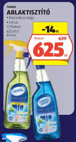 ALDI Tandil ablaktisztító ajánlat