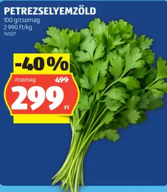 ALDI Petrezselyemzöld ajánlat