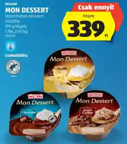 ALDI Milsani Mon dessert ajánlat