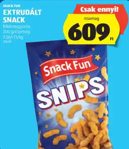 ALDI Snack Fun Extrudált snack ajánlat