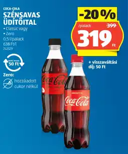 ALDI Coca-Cola Szénsavas üdítőital ajánlat