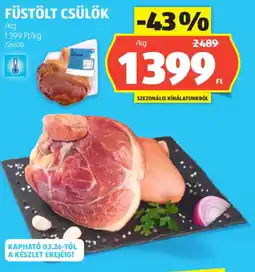 ALDI Füstölt csülök ajánlat