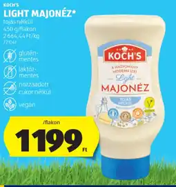 ALDI Koch's Light majonéz ajánlat