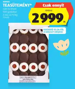 ALDI Hodosi Teasütemény ajánlat