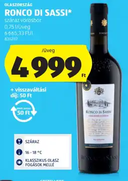 ALDI Olaszország Ronco di Sassi ajánlat