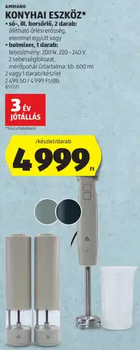 ALDI Ambiano Konyhai eszköz ajánlat