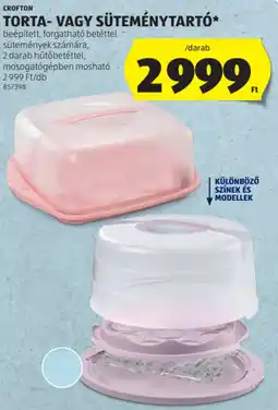 ALDI Crofton Torta-, süteménytartó ajánlat