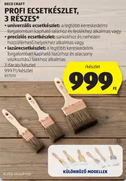 ALDI Deco Craft Profi ecsetkészlet ajánlat
