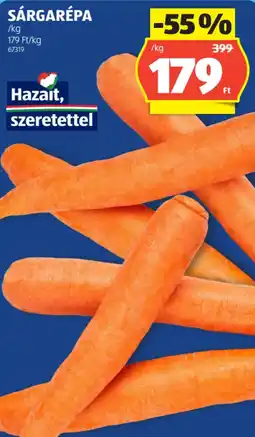 ALDI Sárgarépa ajánlat