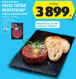 ALDI Terra Pannonia friss tatár beefsteak ajánlat