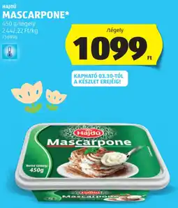 ALDI Hajdú Mascarpone ajánlat