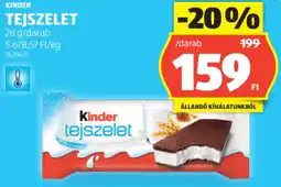 ALDI Kinder tejszelet ajánlat