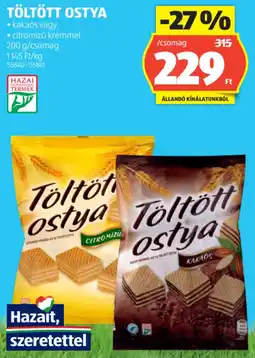 ALDI Töltött ostya ajánlat