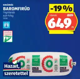 ALDI Kokárdás baromfirúd ajánlat