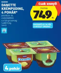 ALDI Danone Danette krémpuding ajánlat