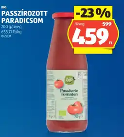 ALDI Bio Passzírozott paradicsom ajánlat