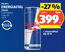 ALDI Red Bull Energiaital ajánlat